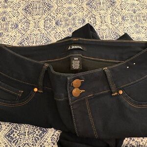 D. Jeans Women's Dark Blue High Rise Jeans